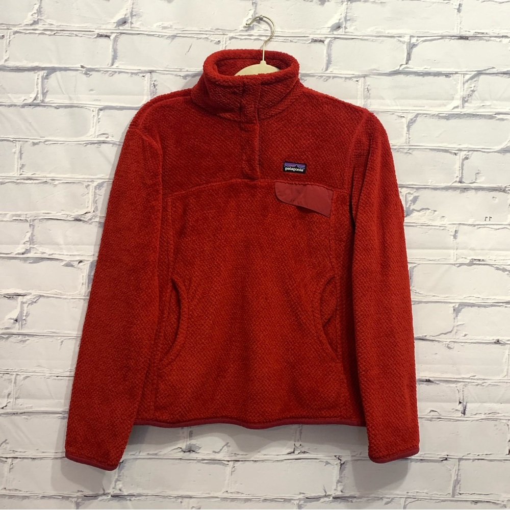 Patagonia Red Re-Tool Snap-T Pullover